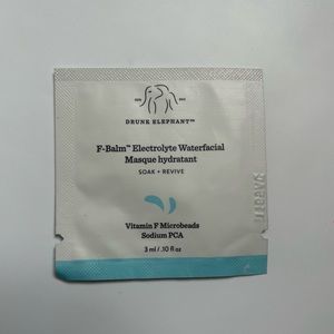 4/$12 Drunk Elephant F-Balm Electrolyte Waterfacial Mask Sample
